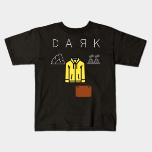 Dark yellow jacket Kids T-Shirt